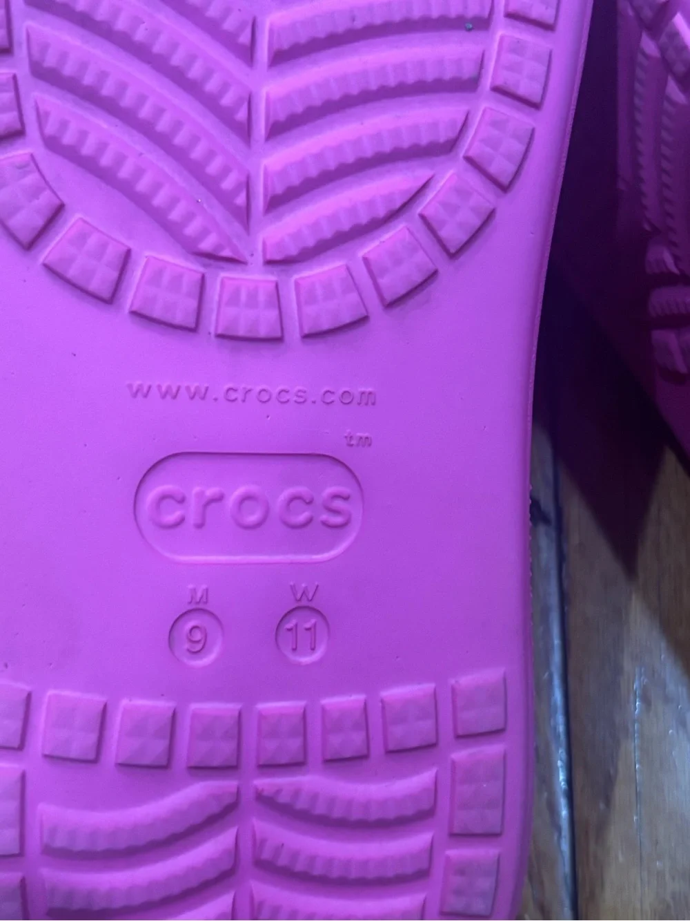 CROCS X BARBIE CRUSH CLOG SHOES Black The Movie M9/W11 EUC